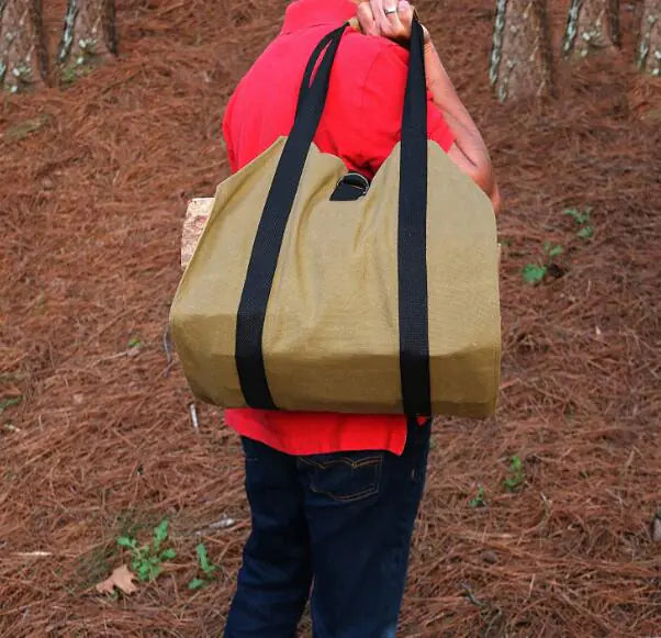 Outdoor Firewood Tote Bag
