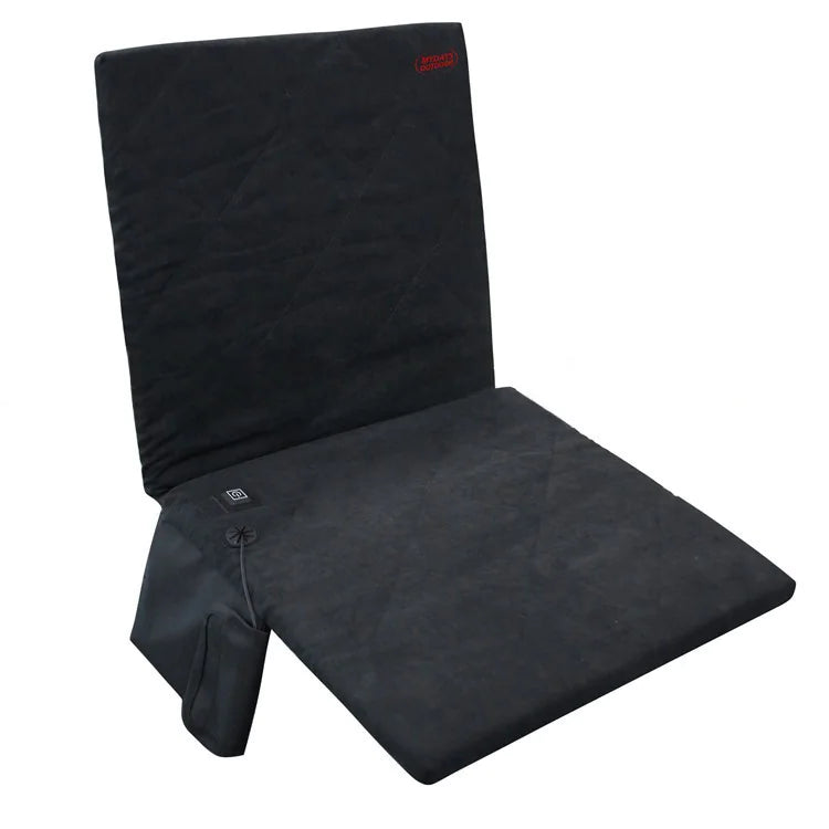 Portable Heated Camping Mat with Backrest for Winter