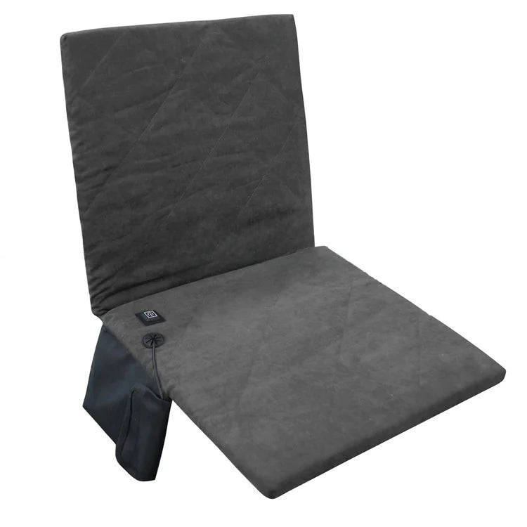 Portable Heated Camping Mat with Backrest for Winter