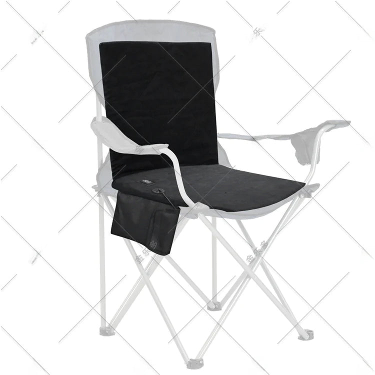 Portable Heated Camping Mat with Backrest for Winter